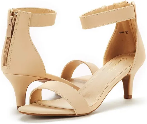 Vista 4 de Dream Pars - Sandalias Fiona para mujer, de tacón de aguja, abiertas y a la moda