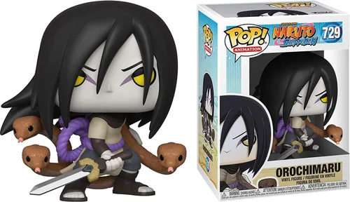 Vista 2 de Naruto Shippuden - Orochimaru Funko Pop! Figura de vinilo (incluye funda protectora compatible con POP Box)