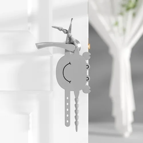 Vista 8 de Tapón de puerta para puerta, paquete de 4 silenciadores de silicona para puerta, tapón decorativo para reducir el ruido para durmientes ligeros