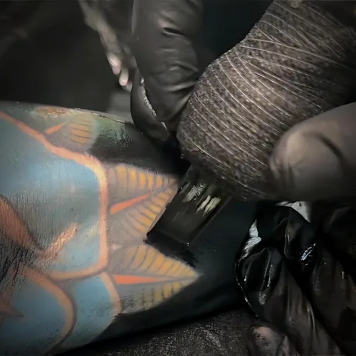 Vista 4 de Intenze Tinta de tatuaje auténtica Zuper tinta negra, 12 onza