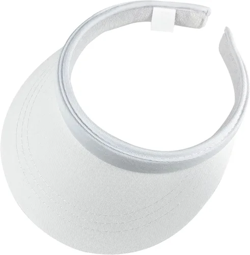 Vista 22 de Sombreros con visera para el sol, para mujer, ala ancha, ajustable, con Negro