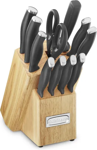 Vista 3 de Cuisinart C77SSB-12P Color Pro Collection - Juego de cuchillos (12 piezas), color negro