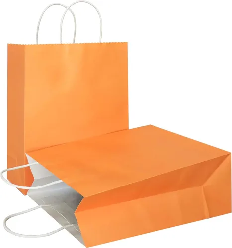 Vista 63 de AZOWA Bolsas de regalo de color azul claro, mini bolsas de papel kraft con asas para recuerdos de fiesta (4 x 2.4 x 6 pulgadas, azul, 12 unidades)