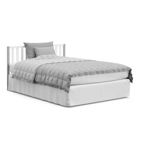 Vista 6 de Storkcraft Modern Pacific - Cuna convertible 5 en 1 (negro) – Certificado GREENGUARD Gold, se convierte de cuna de bebé a cama infantil y cama
