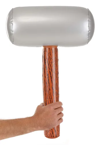 Vista 2 de Accesorio de martillo inflable para disfraz Multicolor