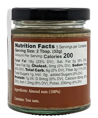 Vista 2 de Nutural World - Mantequilla de nuez de almendras crujientes 6 onzas (6.00 oz) Ganadora del premio Great Taste - 100% puro de un solo ingrediente