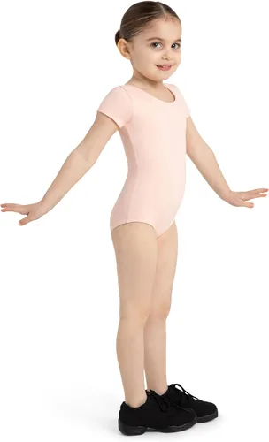 Vista 3 de Capezio Leotardo de manga corta para niñas - Chicas
