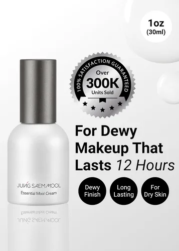 Vista 3 de JUNG SAEM MOOL Crema Esencial Mool 1 Fl Oz, Crema facial ligera y acuosa con ceramida y pantenol para una hidratación profunda y piel radiante
