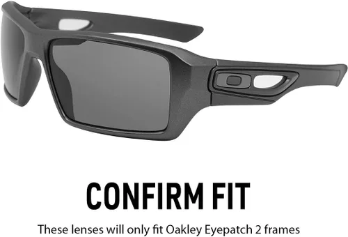 Vista 3 de IKON LENSES Lentes de repuesto polarizadas para gafas de sol Oakley Eyepatch 2