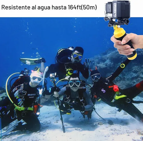 Vista 5 de SOONSUN Luz de buceo impermeable 450LM para GoPro Hero 13 12 11 10 9 Negro