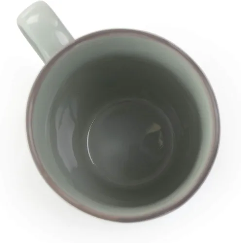 Vista 7 de Elama Round Stoneware Collection - Juego de vajilla de 16 piezas, pizarra y perla