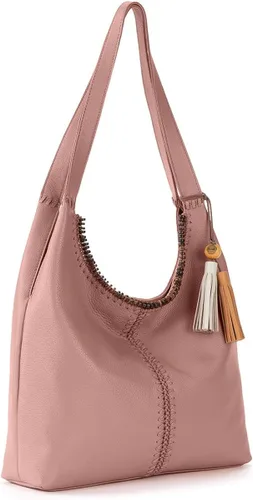 Vista 2 de The Sak Huntley - Hobo de cuero y ganchillo