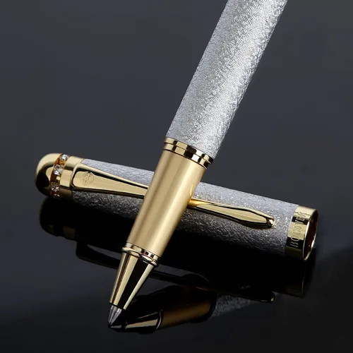 Vista 8 de Bolígrafos de tinta líquida Rollerball, el mejor set de regalo de bolígrafo de bola de lujo para hombres y mujeres, bolígrafo recargable de tinta