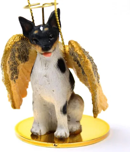 Vista 131 de Conversation Concepts Adorno navideño: Chihuahua, pelo largo 19-Dorado