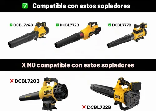 Vista 6 de Boquilla de secado de coche Stubby para sopladores de hojas DEWALT - 60V MAX (DCBL772B & DCBL777B)
