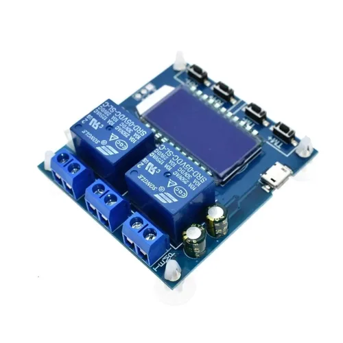 Vista 5 de SHT20 Humidity Temperature Controller DC 12V 0-100% RH -20-60 Celsius Digital Display 2-Channel Relay Module