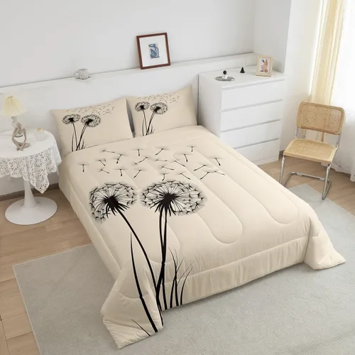 Vista 106 de Erosebridal Juego de edredón de hojas de cannabis, juego de ropa de cama de marihuana con estampado colorido de plantas, decoración bohemia de 2