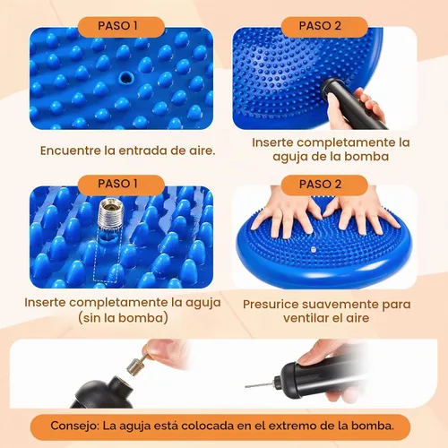 Vista 3 de Amylove Cojines tambaleantes inflados de 13 pulgadas para niños Surtido