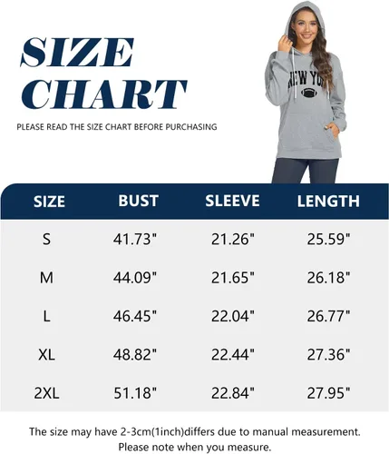 Vista 6 de Women's Hoodies Long Sleeve Sweatshirts Drawstring Pullover Tops with Pocket Casual Loose Blouses Tunic