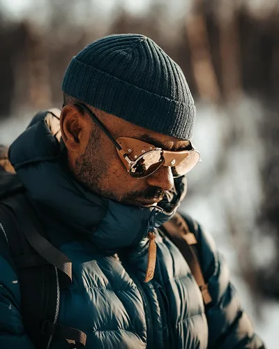 Vista 3 de Julbo Gafas de sol Vermont Glacier para hombres y mujeres con protectores laterales de cuero para senderismo, esquí, senderismo - 100% protección UV