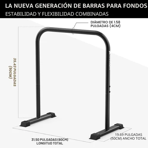 Vista 8 de KAKICLAY Las mejores barras de inmersión prémium más fuertes del mundo con ajustes ajustables ultraestables y pies antideslizantes – Patente