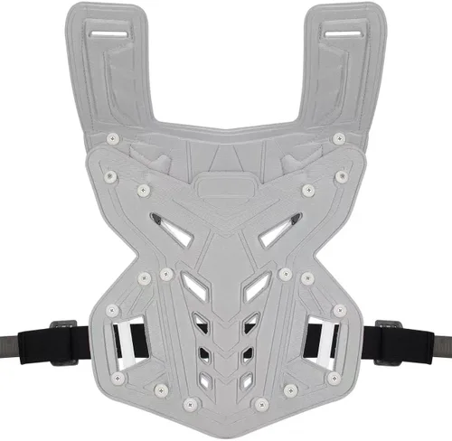 Vista 6 de Protector de pecho para motocross para adultos y jóvenes, chaleco protector para motocicleta, protector trasero para bicicleta de tierra y carreras