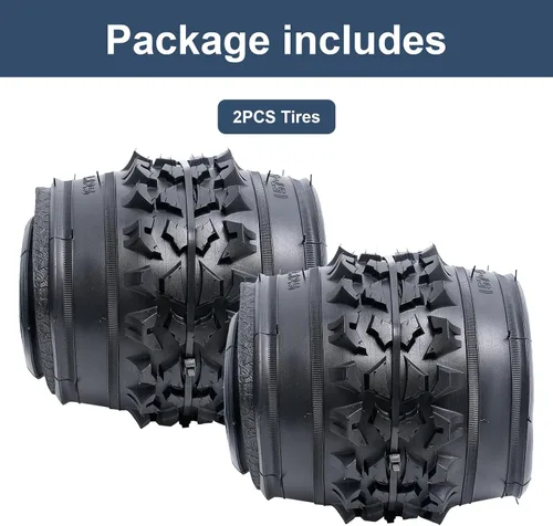 Vista 5 de YUNSCM 2-PCS 16" Kid Bike Tires 16x2.125/57-305 Compatible with Mountain Bike 16 x 2.125 Bicycle Tires