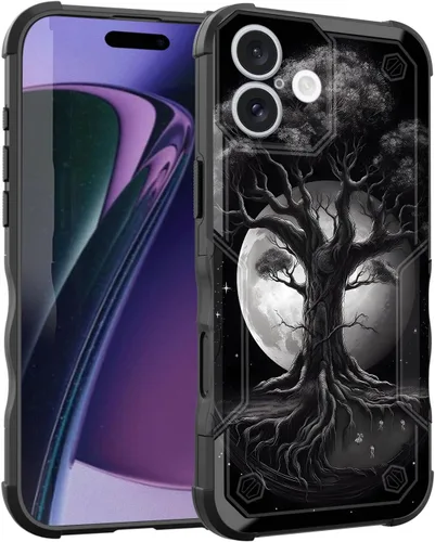 Vista 172 de Funda para iPhone Air, [doble capa] [protección contra caídas de grado militar de 10 pies] Funda resistente a prueba de golpes para iPhone Air