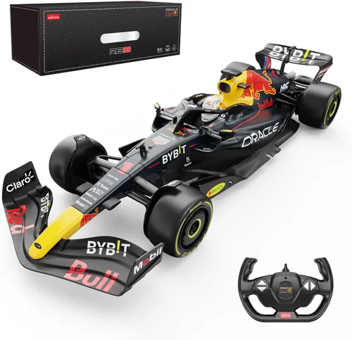 Vista 9 de RASTAR Coche de F1 1:12 Ferrari F1-75 Auto de juguete a control remoto, Ferrari F1 RC Car para niños y adultos, 2022 F1 Challenger, 2.4GHz