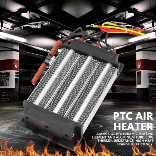 Vista 4 de Calentador de aire de cerámica Temperatura constante Compacto Calefacción eficiente para Dormitorios Coches Pequeños Espacios 110V 750W