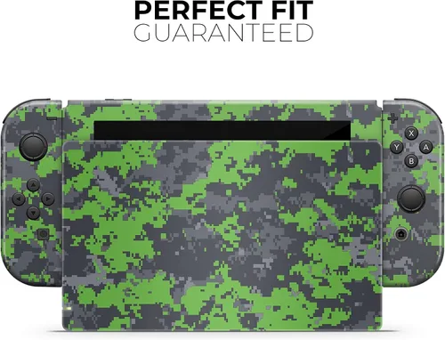 Vista 4 de Design Skinz - Compatible con Nintendo Switch Console Bundle - Calcomanía protectora de vinilo extraíble resistente a los arañazos - Camuflaje