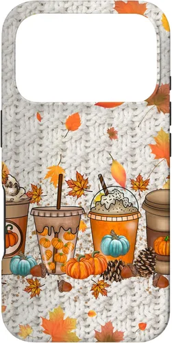Vista 30 de Thanksgiving Fall Fall Leaves Autumn Pumpkin Spice Phone Case for iPhone 17