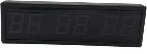 Vista 4 de Reloj de pared digital de cuenta regresiva de 2.3 pulgadas, cronómetro grande con control remoto y botón de interruptor para carreras de obstáculos