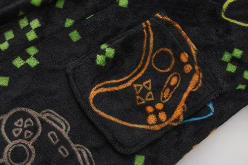 Vista 32 de E.W Apparel Bata de baño de forro polar con capucha para niños, bata suave y mullida para niños pequeños