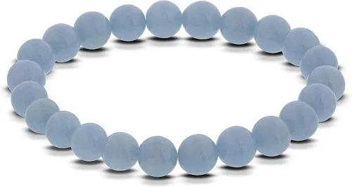 Vista 144 de Gem Avenue Handmade Round Bead Stretch Bracelet Unisex Natural Stone Beaded Jewelry for Men & Women, Elastic Wristband for Daily Wear