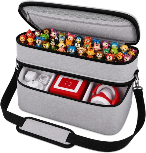 Vista 8 de Bevegekos Bolsa de viaje de almacenamiento para Toniebox 2, juego de iniciación, para figuras de Tonie, estación de carga y auriculares, solo funda