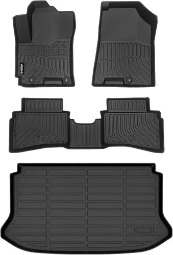 Vista 93 de Tapetes de piso para todo clima y forro de carga con respaldo para Chevrolet Suburban de 7 asientos 2021-2025 / GMC Yukon XL de 7 asientos