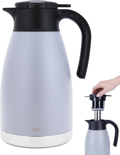 Vista 27 de Jarra térmica para café GiNT de 1L / 34Oz, jarras de café de acero inoxidable aisladas para mantener caliente/Jarra térmica de vacío de doble pared