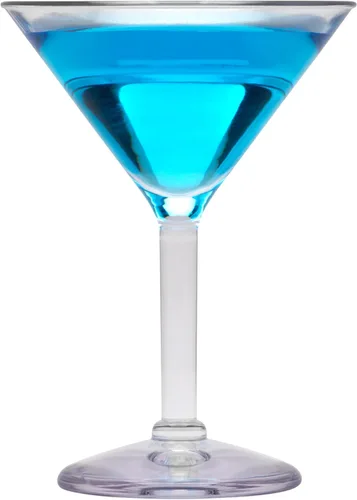 Vista 11 de G.E.T. SW-1407-1-SAN-CL-EC - Vasos de Martini de plástico resistentes a roturas, 10 onzas, transparentes (juego de 4)