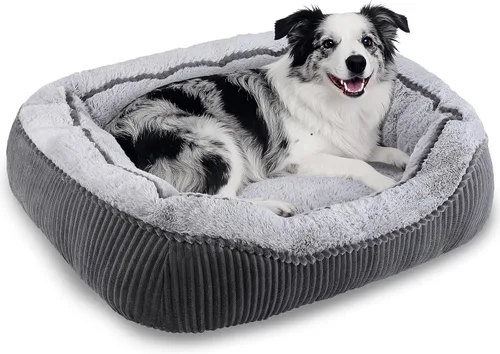 Vista 21 de Camas para perros y gatos pequeños, medianos y grandes. Cama lavable para mascotas, sofá cama ortopédica para perros, cama suave y calmante