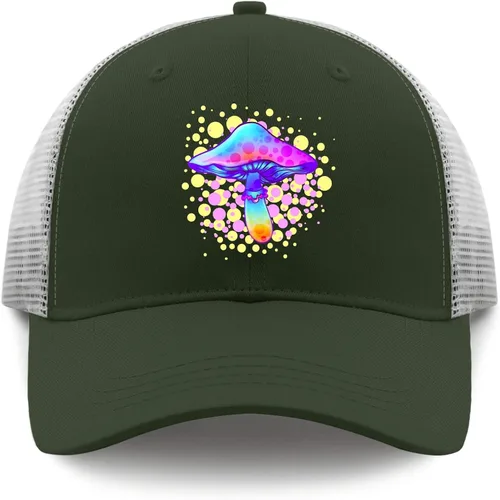 Vista 9 de devor Dad Hat Magic Mushrooms Dad Hat for Men Funny Denim Hat Adjustable