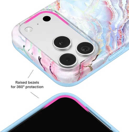 Vista 494 de VELVET CAVIAR Funda para iPhone 15, compatible con MagSafe, probada contra caídas de 10 pies, fundas protectoras de diseño, leopardo color rosa
