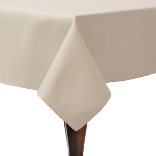 Vista 5 de Ultimate Textile Poly-Cotton Twill 54 x 96-Inch Rectangular Tablecloth Jade