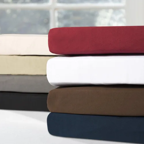 Vista 3 de 1500 Supreme Collection - Sábana bajera ajustable de lujo solo con bolsillo profundo, ropa de cama hipoalergénica sin arrugas, artículo adicional