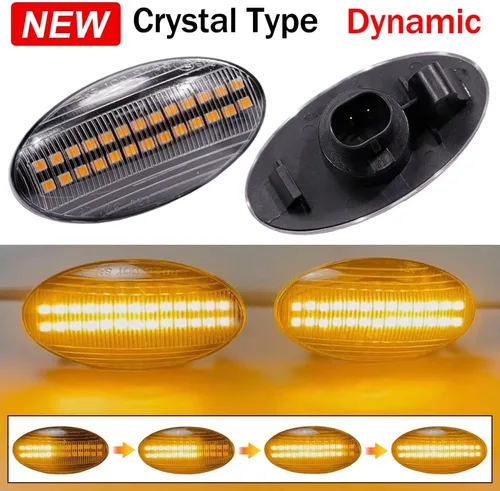 Vista 3 de Lámpara de señal de giro LED para guardabarros delantero compatible con Su-zu-ki G-rand Vitara Vtarai Jimny Swift SX4 S-Cross APV Arena XL7 Alto
