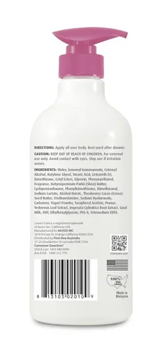 Vista 7 de Lovercare Loción corporal de leche de cabra para piel seca Flor de cerezo 27.05oz (27.1 fl oz) - Paquete de 2
