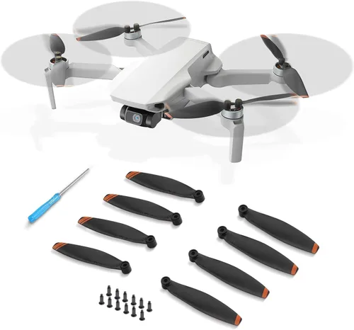 Vista 2 de 32 piezas de hélices para DJI Mini 4K/Mini 2 SE/Mini SE, accesorios de bajo ruido para DJI Mini Serie 2 Accesorios para drones Tornillos