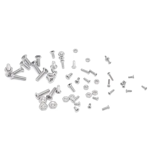 Vista 4 de Juego de 900 piezas de tornillos y tuercas de acero inoxidable M1 M1.2 M1.4 M1.6 M2 Phillips con cabeza avellanada/plana 304 Stainless Steel