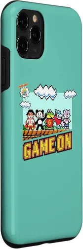 Vista 3 de Funda para iPhone 11 Pro Ryan's World Game On 8-Bit Adventure