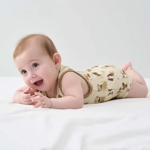 Vista 210 de pureborn Mameluco de algodón súper suave para bebés niños y niñas de 0 a 24 meses